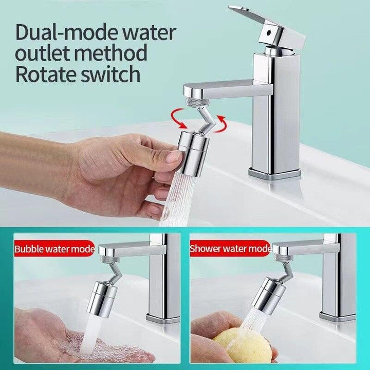 720° Rotating Pressurized Faucet: Versatile and Splash-Proof - HassleFreeMart