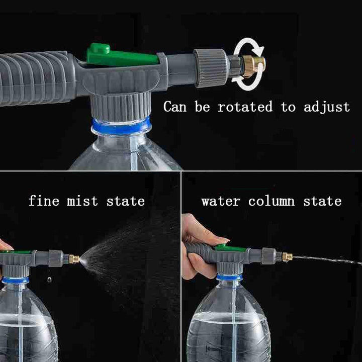 Adjustable High-Pressure Watering Sprayer: Versatile and Portable - HassleFreeMart