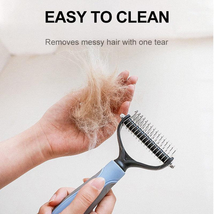 Pet Hair Removal Comb: Tangle-free grooming and shedding solution - HassleFreeMart