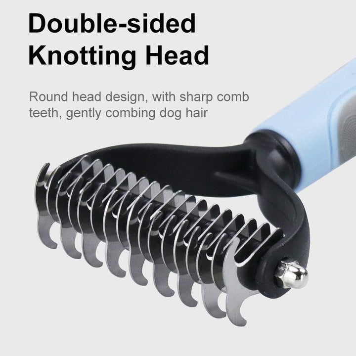 Pet Hair Removal Comb: Tangle-free grooming and shedding solution - HassleFreeMart
