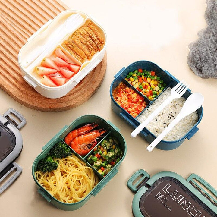 Portable Double-layer Lunch Box - HassleFreeMart