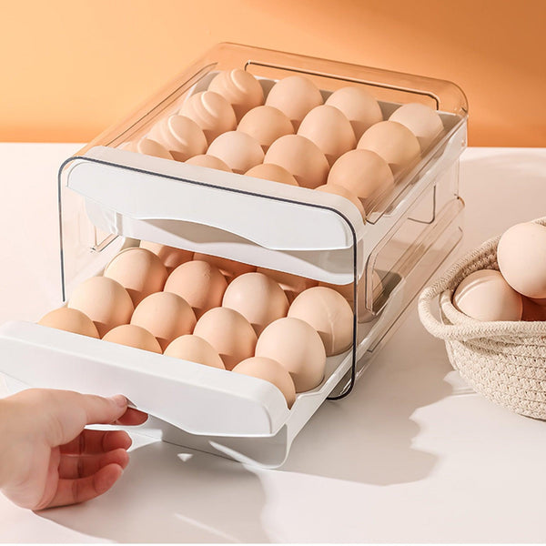 Stackable Refrigerator Egg Organizer - HassleFreeMart
