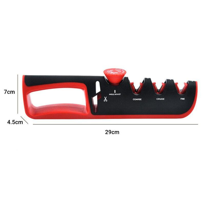 5-in-1 Angle Adjustable Knife Sharpener: Professional Quality - HassleFreeMart